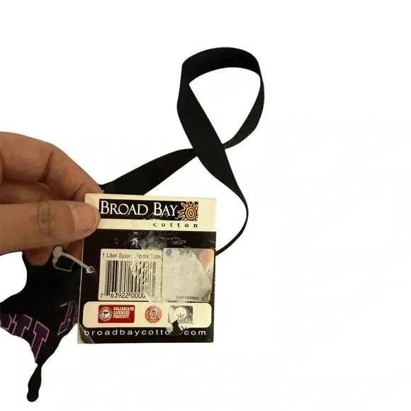 Broad Bay TCU Water Bottle Holder UNI Sport Bottles 1 Liter Insulated Cotton NWT - Picture 3 of 5